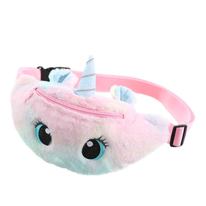 Wholesale Kids Cartoon Plush Shoulder Bag Chest Bag MOQ≥3 JDC-SD-SMS002