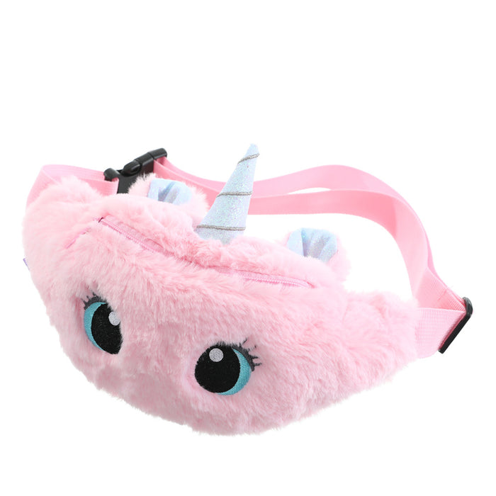 Wholesale Kids Cartoon Plush Shoulder Bag Chest Bag MOQ≥3 JDC-SD-SMS002