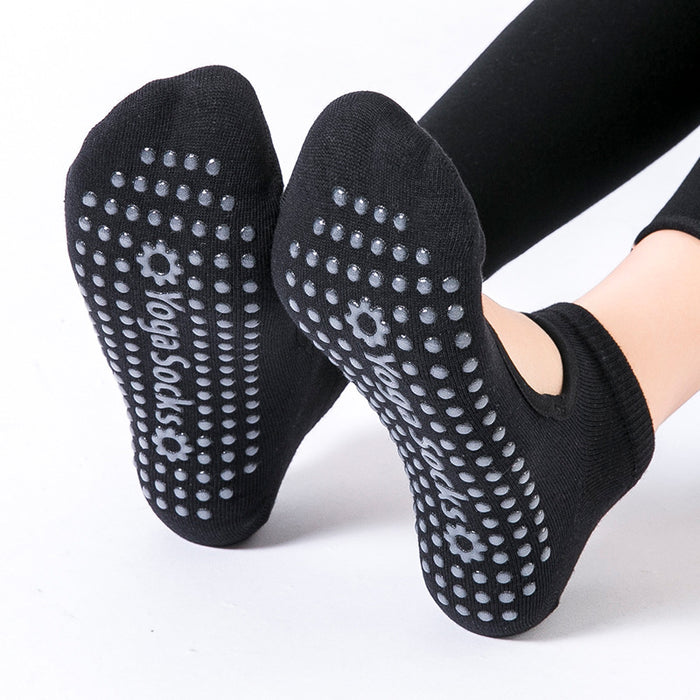 Wholesale Silicone Non-Slip Professional Yoga Socks JDC-SK-ManP009