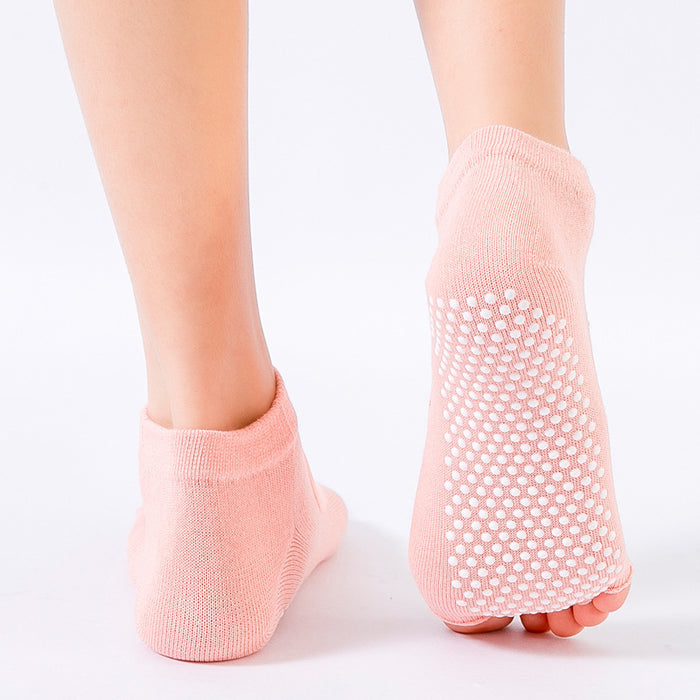 Wholesale Silicone Non-Slip Professional Yoga Socks JDC-SK-ManP008