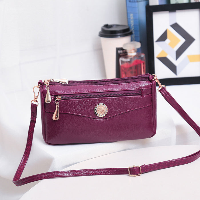 Wholesale Shoulder Bag PU Zipper Small Square Bag Diagonal JDC-SD-Meiw005