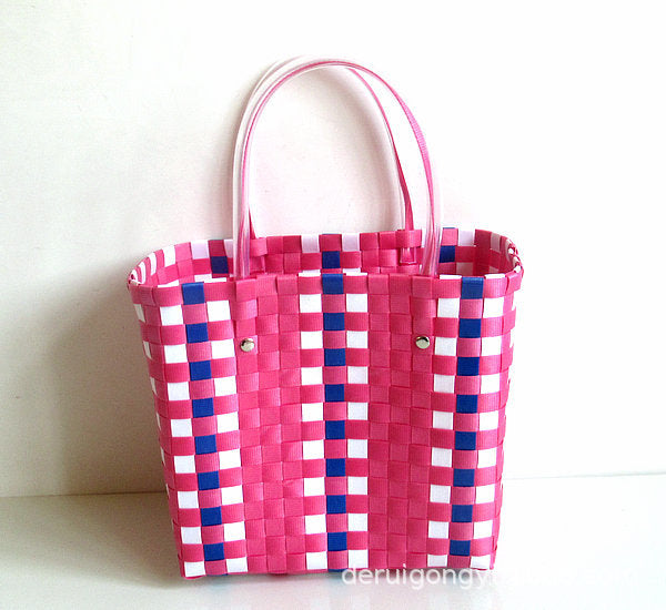 Jewelry WholesaleWholesale woven bag beach bag small square tote basket JDC-BB-DeR007 Beach Bag DeR %variant_option1% %variant_option2% %variant_option3%  Factory Price JoyasDeChina Joyas De China