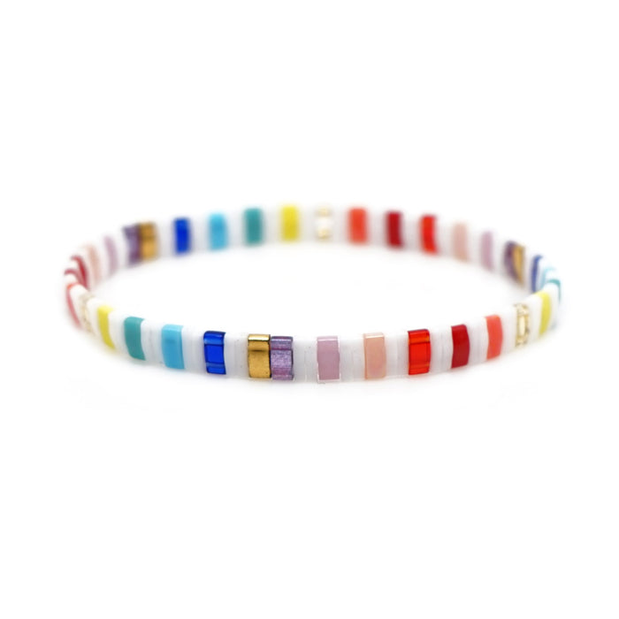 Wholesale bohemian seaside beach wind tila beads bracelet for men and women JDC-BT-GBH091