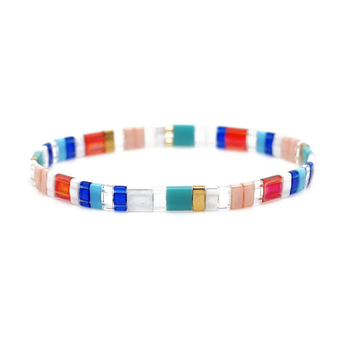 Wholesale bohemian seaside beach wind tila beads bracelet for men and women JDC-BT-GBH091