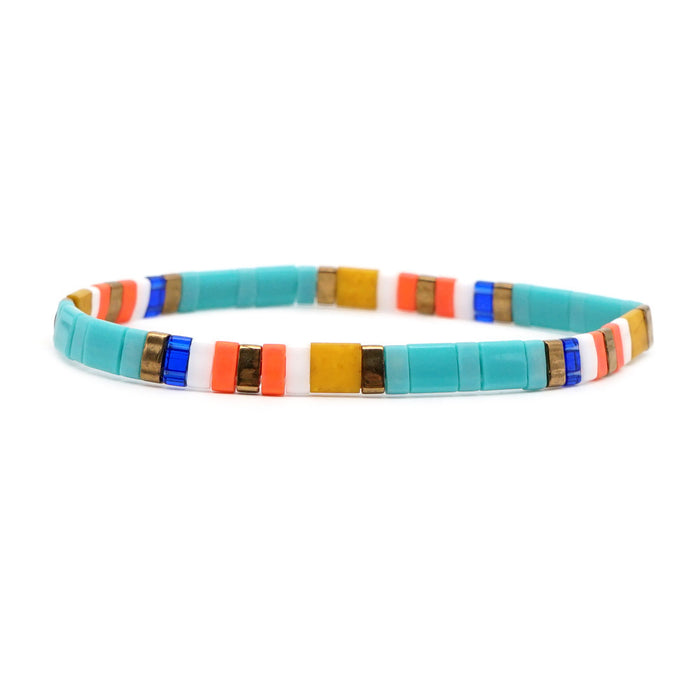 Wholesale bohemian seaside beach wind tila beads bracelet for men and women JDC-BT-GBH091