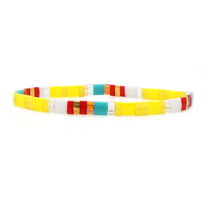 Wholesale bohemian seaside beach wind tila beads bracelet for men and women JDC-BT-GBH091