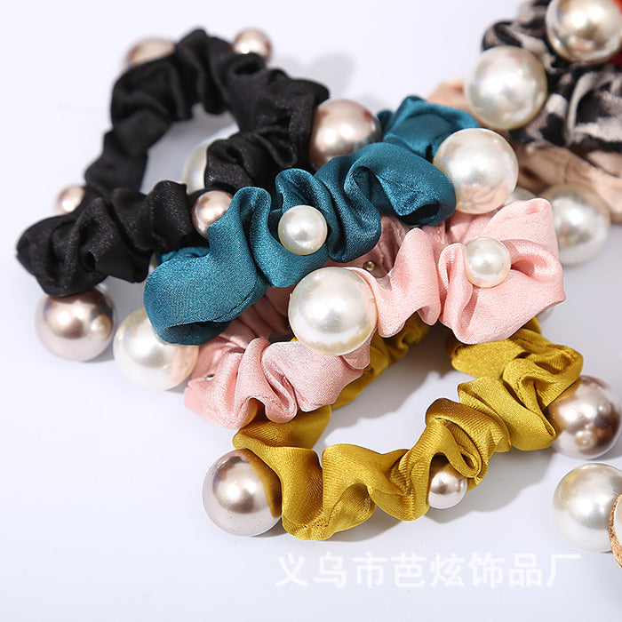 Jewelry WholesaleWholesale pearl crystal head rope small fresh temperament Hair Scrunchies JDC-HS-Baxuan003 Hair Scrunchies 芭炫 %variant_option1% %variant_option2% %variant_option3%  Factory Price JoyasDeChina Joyas De China