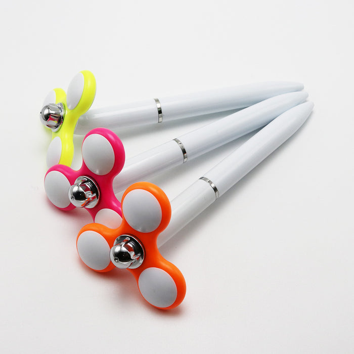 Wholesale Fidget Spinner Decompression Plastic Ballpoint Pen MOQ≥10 JDC-BP-GeShang011