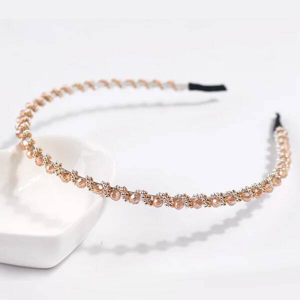 Wholesale Headband Crystal Plastic Simple JDC-HD-ShiX004