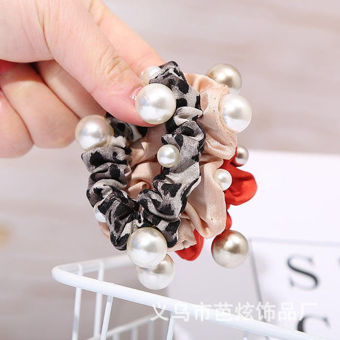 Jewelry WholesaleWholesale pearl crystal head rope small fresh temperament Hair Scrunchies JDC-HS-Baxuan003 Hair Scrunchies 芭炫 %variant_option1% %variant_option2% %variant_option3%  Factory Price JoyasDeChina Joyas De China