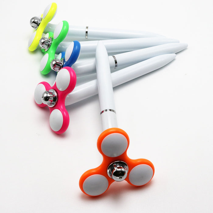 Wholesale Fidget Spinner Decompression Plastic Ballpoint Pen MOQ≥10 JDC-BP-GeShang011