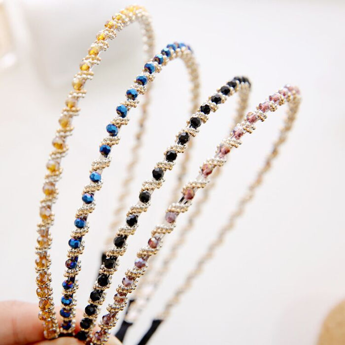 Wholesale Headband Crystal Plastic Simple JDC-HD-ShiX004