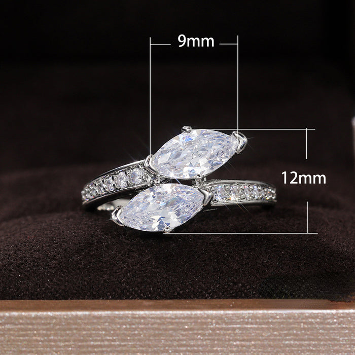 Wholesale Ring Copper Zircon MOQ≥2 JDC-PREMCAOS-RS-011