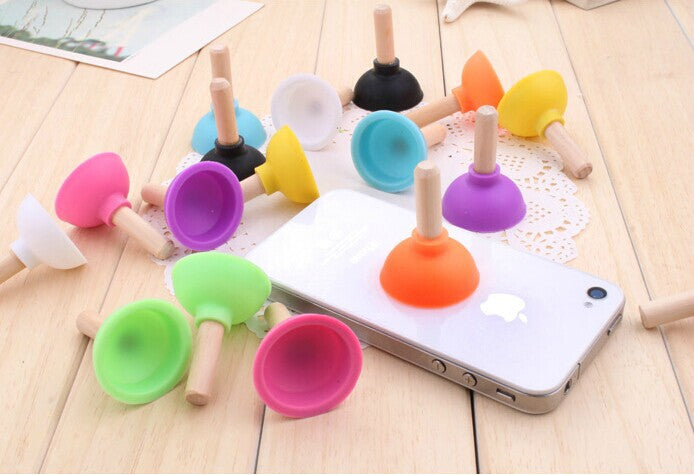 Wholesale Grips Resin Toilet Plug Suction Cup Phone Holder Random MOQ≥2 JDC-PS-YangN001