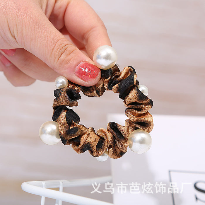 Jewelry WholesaleWholesale pearl crystal head rope small fresh temperament Hair Scrunchies JDC-HS-Baxuan003 Hair Scrunchies 芭炫 %variant_option1% %variant_option2% %variant_option3%  Factory Price JoyasDeChina Joyas De China