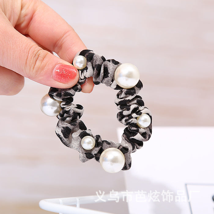 Jewelry WholesaleWholesale pearl crystal head rope small fresh temperament Hair Scrunchies JDC-HS-Baxuan003 Hair Scrunchies 芭炫 %variant_option1% %variant_option2% %variant_option3%  Factory Price JoyasDeChina Joyas De China