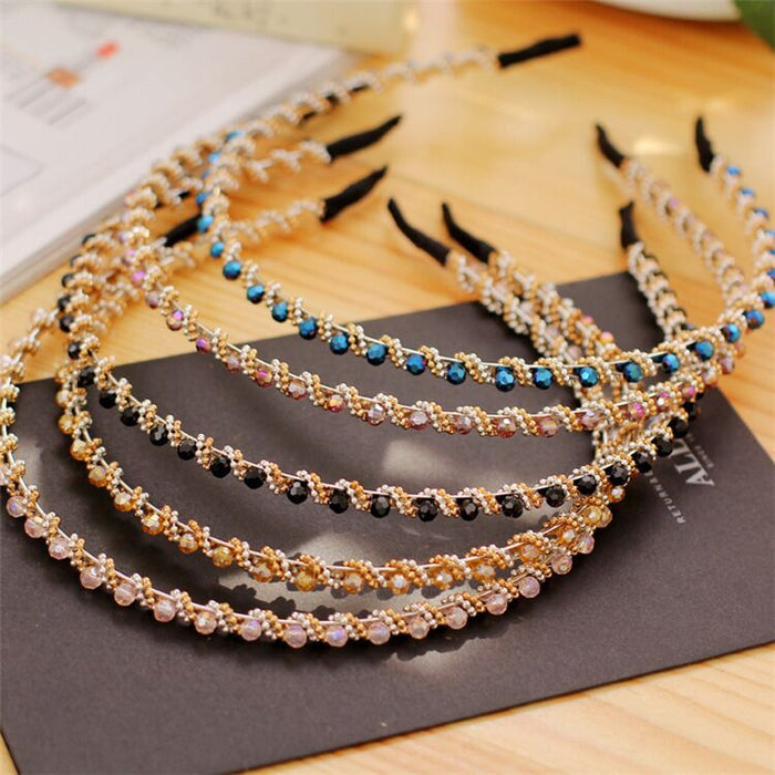 Wholesale Headband Crystal Plastic Simple JDC-HD-ShiX004