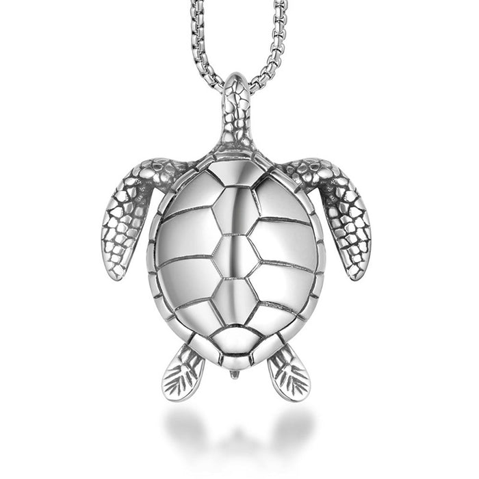 Jewelry WholesaleWholesale Titanium Steel Small Turtle Necklace JDC-CS-Shenj001 charms 圣佳 %variant_option1% %variant_option2% %variant_option3%  Factory Price JoyasDeChina Joyas De China