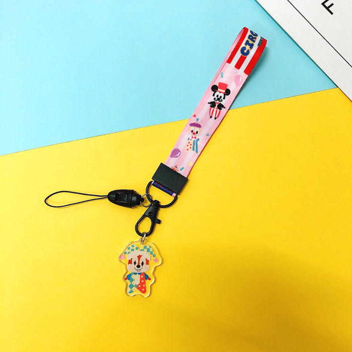 Wholesale creative detachable key lanyard anti-lost lanyard couple JDC-KC-Gongze001