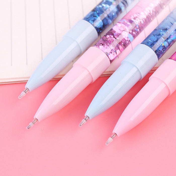 Wholesale Ballpoint Pen Quicksand Creative Magic Colorful Unicorn random MOQ≥2 JDC-BP-LGT001