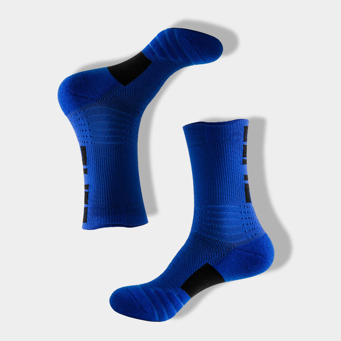 Wholesale basketball socks men's thickened mid-tube professional JDC-SK-ManP007