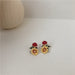 Jewelry WholesaleWholesale Vintage Mori Enamel Enamel Earrings JDC-ES-JiaJ010 Earrings 嘉静 %variant_option1% %variant_option2% %variant_option3%  Factory Price JoyasDeChina Joyas De China
