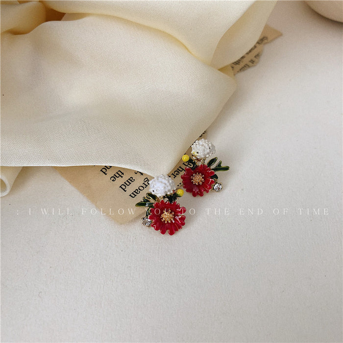 Jewelry WholesaleWholesale Vintage Mori Enamel Enamel Earrings JDC-ES-JiaJ010 Earrings 嘉静 %variant_option1% %variant_option2% %variant_option3%  Factory Price JoyasDeChina Joyas De China