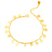 Jewelry WholesaleWholesale four leaf clover gold bell blessing Bag Gold Plated Anklet JDC-AS-Xsj002 Anklet 鑫饰界 %variant_option1% %variant_option2% %variant_option3%  Factory Price JoyasDeChina Joyas De China