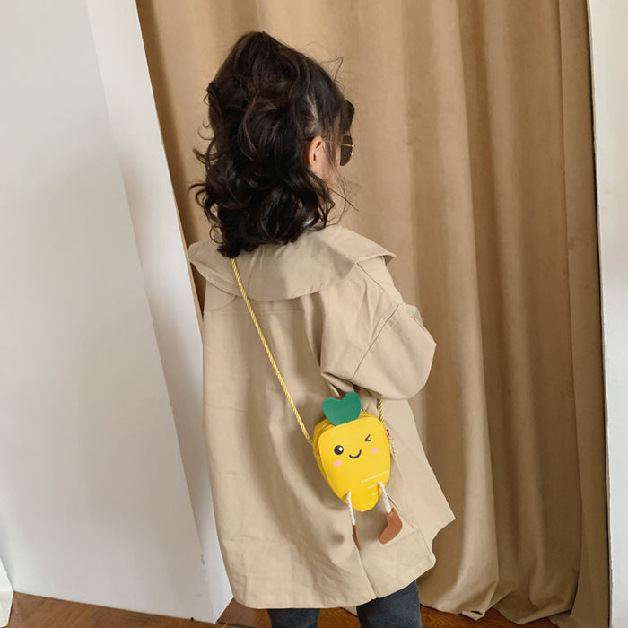 Wholesale Cartoon Carrot PU Children's Messenger Bag JDC-SD-GKuo002