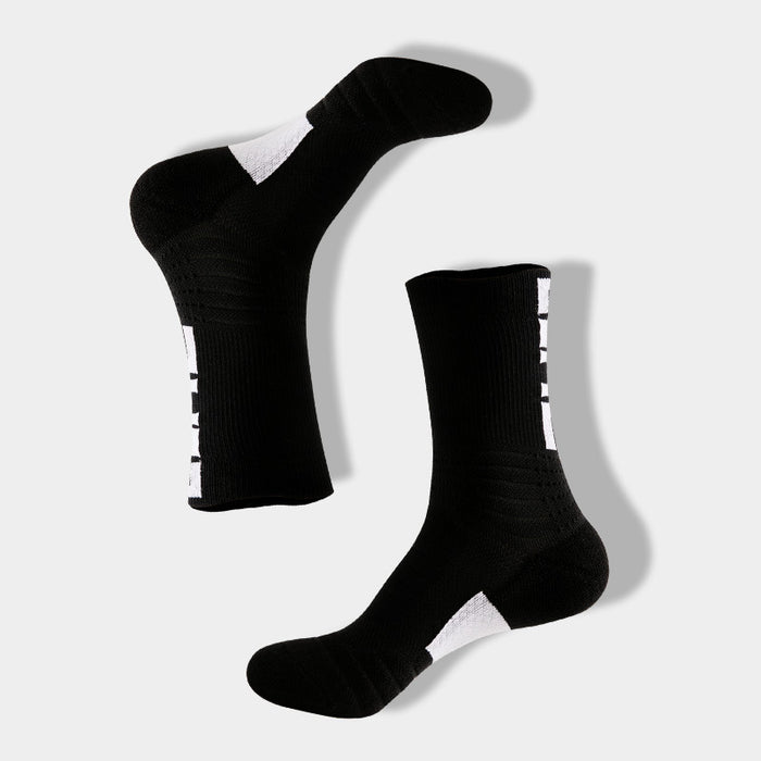 Wholesale basketball socks men's thickened mid-tube professional JDC-SK-ManP007