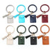 Jewelry WholesaleWholesale Bracelet Keychain PU Tassel Bracelet Pendant JDC-KC-HHeng001 Keychains 合亨 %variant_option1% %variant_option2% %variant_option3%  Factory Price JoyasDeChina Joyas De China