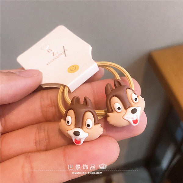 Jewelry WholesaleWholesale cute baby rubber band hair scrunchies MOQ≥5 JDC-HS-Shij010 Hair Scrunchies 世景 %variant_option1% %variant_option2% %variant_option3%  Factory Price JoyasDeChina Joyas De China