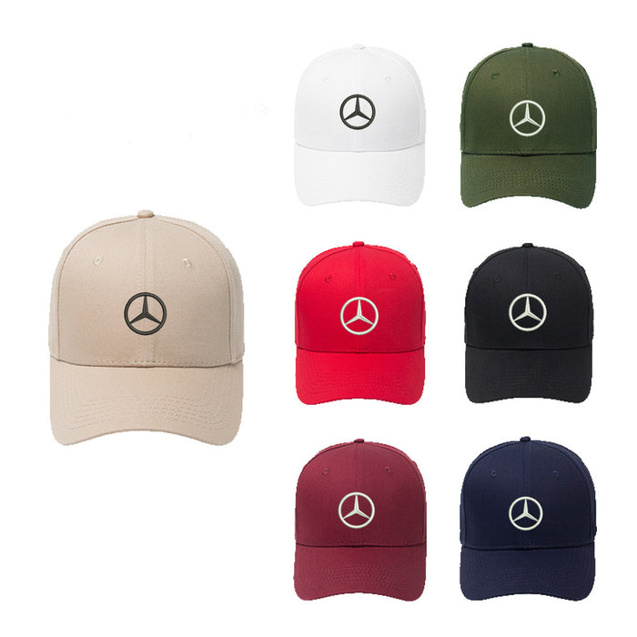 Wholesale car hats men and women outdoor sports caps car Mercedes Benz caps MOQ≥2 JDC-FH-QiuXi001