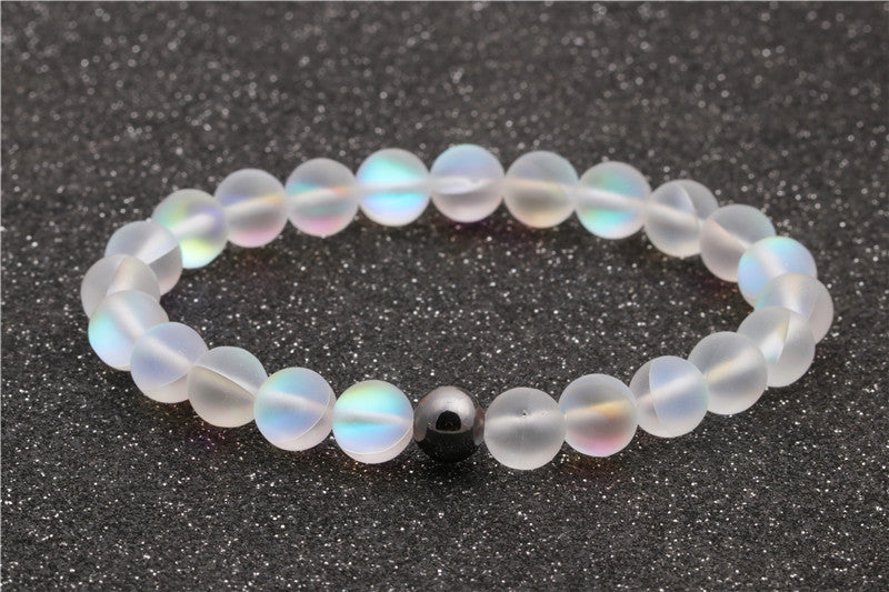 Wholesale Moonstone Black Gallstone Bracelet Beaded  JDC-BT-ML067