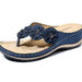 Jewelry WholesaleWholesale Summer New Large Size Handmade Vintage Flower Flat Wedge Sandals JDC-SD-SanC002 Sandal 叁纯 %variant_option1% %variant_option2% %variant_option3%  Factory Price JoyasDeChina Joyas De China
