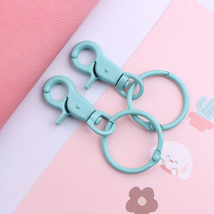 Wholesale Color Paint Zinc Alloy Lobster Clasp Keychain Bulk DIY Accessories JDC-KC-ZYing001