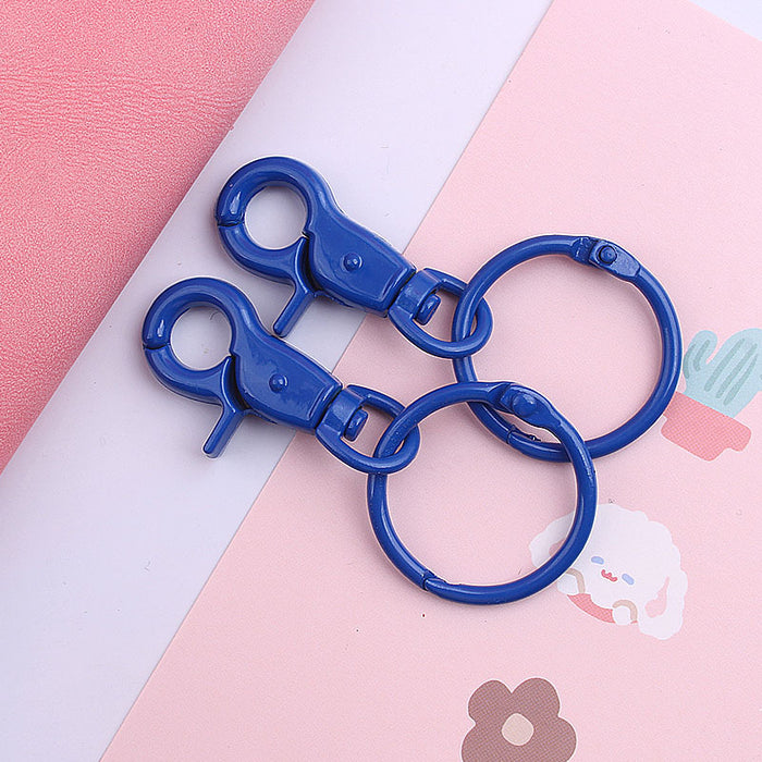 Wholesale Color Paint Zinc Alloy Lobster Clasp Keychain Bulk DIY Accessories JDC-KC-ZYing001