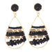 Jewelry WholesaleWholesale bohemian natural stone geometric rice beads hand-woven earrings JDC-ES-Lai001 Earrings 恋艾 %variant_option1% %variant_option2% %variant_option3%  Factory Price JoyasDeChina Joyas De China