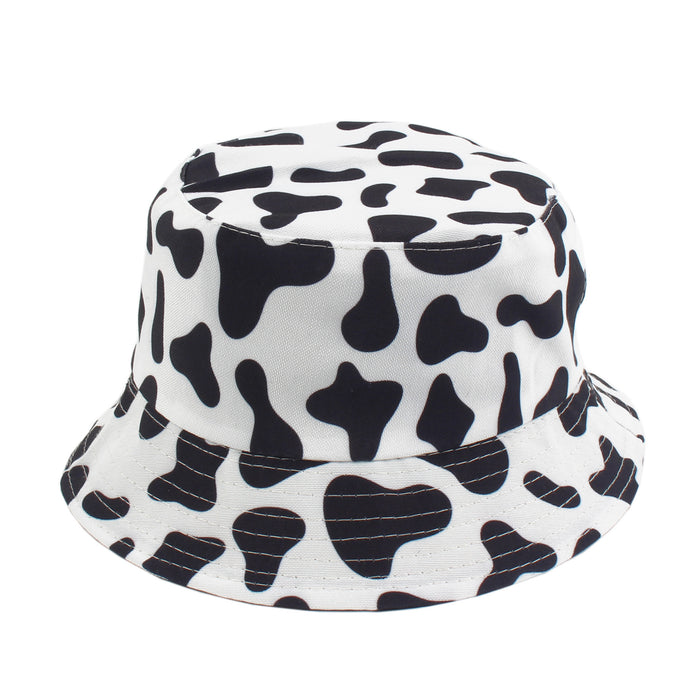 Wholesale cow pattern print bucket hat JDC-FH-LvYi015