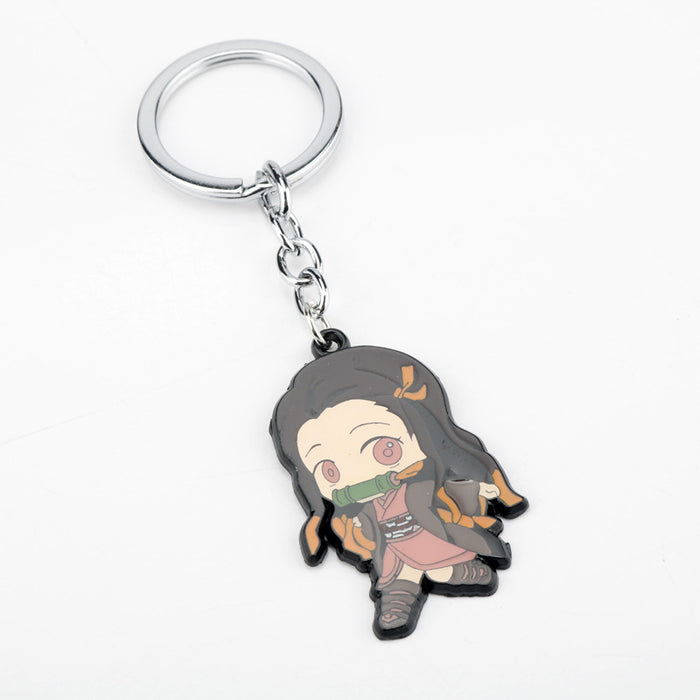 Wholesale Key Bin Carbon Ji Lang doll alloy pendant (M) JDC-KC-GSAJ013