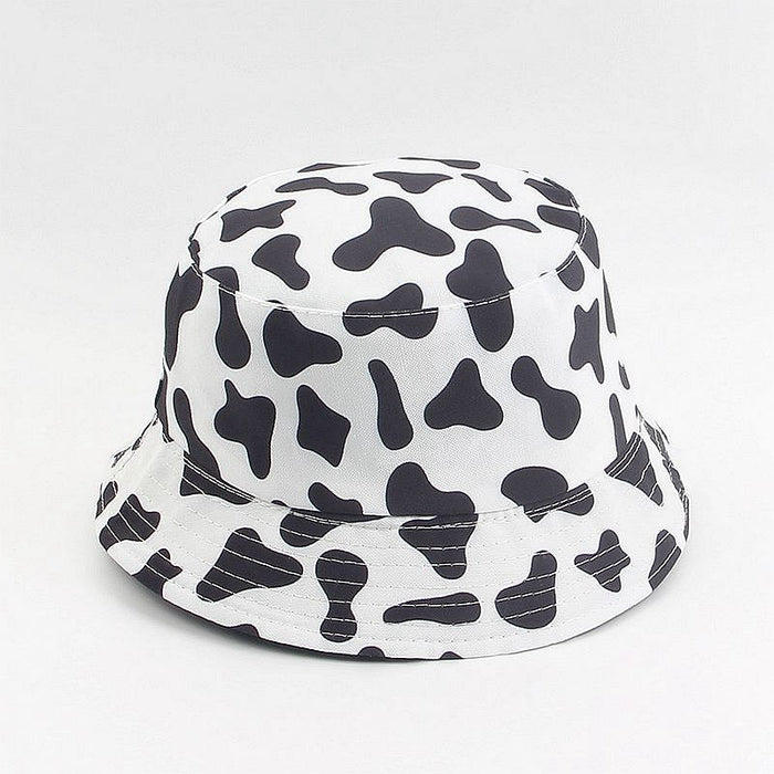 Wholesale cow pattern print bucket hat JDC-FH-LvYi015