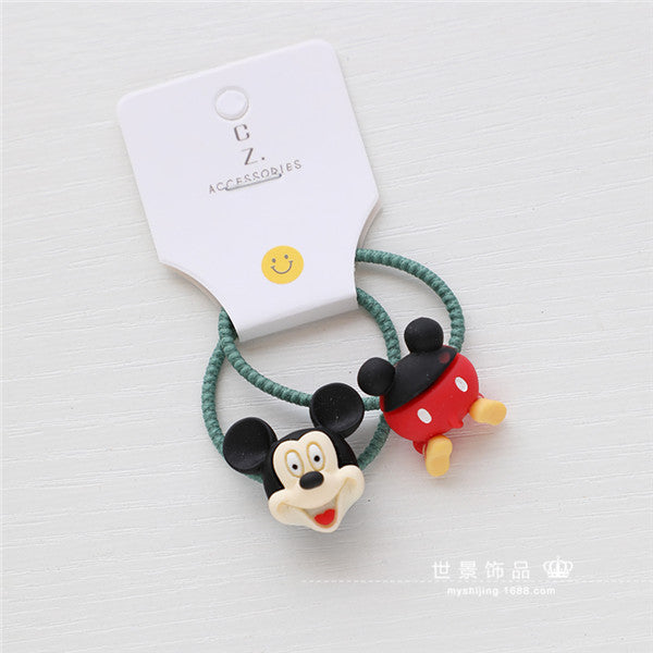 Jewelry WholesaleWholesale cartoon children's plastic resin hair scrunchies MOQ≥5 JDC-HS-Shij007 Hair Scrunchies 世景 %variant_option1% %variant_option2% %variant_option3%  Factory Price JoyasDeChina Joyas De China