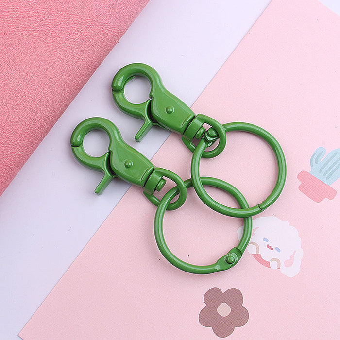 Wholesale Color Paint Zinc Alloy Lobster Clasp Keychain Bulk DIY Accessories JDC-KC-ZYing001