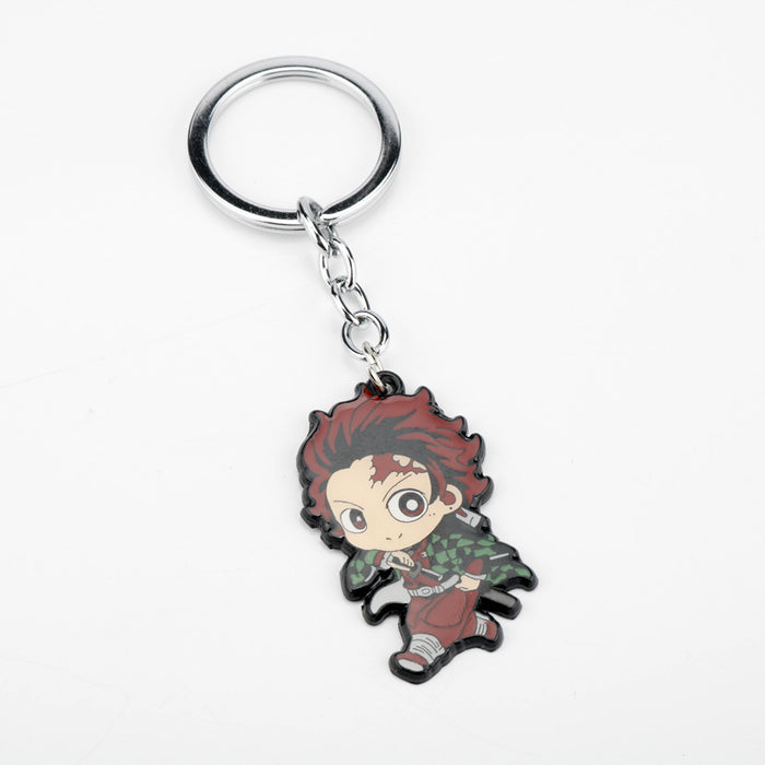 Wholesale Key Bin Carbon Ji Lang doll alloy pendant (M) JDC-KC-GSAJ013