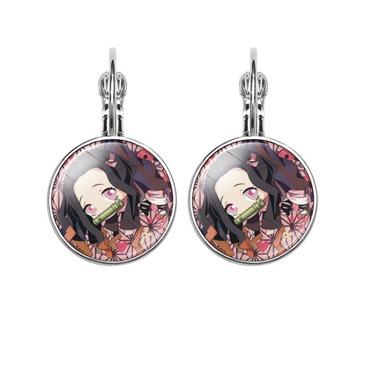 Jewelry WholesaleWholesale Cartoon Iron Glass Earrings JDC-ES-NH003 Earrings 柠和 %variant_option1% %variant_option2% %variant_option3%  Factory Price JoyasDeChina Joyas De China