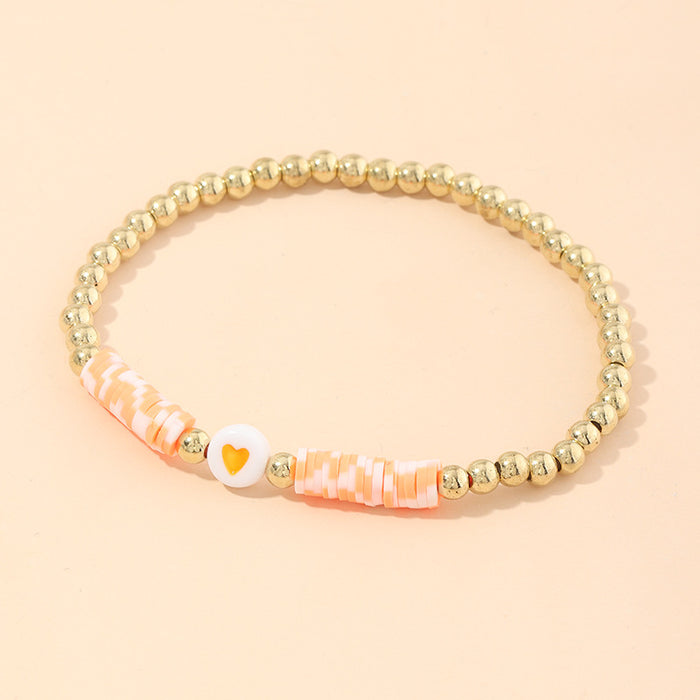 Jewelry WholesaleWholesale color soft pottery Bohemian holiday style shell bracelet JDC-BT-NZ041 Bracelet 奈珠 %variant_option1% %variant_option2% %variant_option3%  Factory Price JoyasDeChina Joyas De China