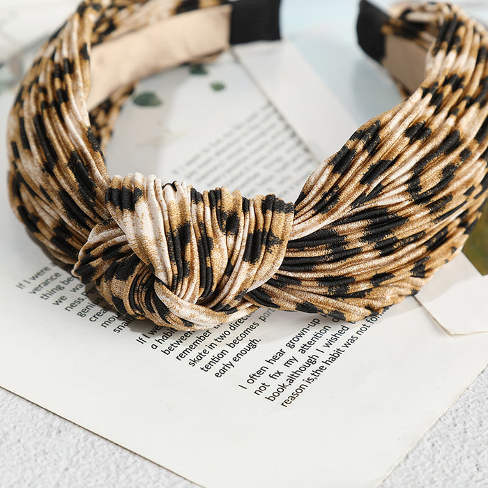 Wholesale velvet elastic headband knotted JDC-HD-YYang015