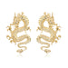 Jewelry WholesaleWholesale Dragon Shaped Alloy Earrings JDC-ES-Yida006 Earrings 宜达 %variant_option1% %variant_option2% %variant_option3%  Factory Price JoyasDeChina Joyas De China