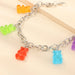 Jewelry WholesaleWholesale color resin bear anklet JDC-AS-NZ009 Anklets 奈珠 %variant_option1% %variant_option2% %variant_option3%  Factory Price JoyasDeChina Joyas De China