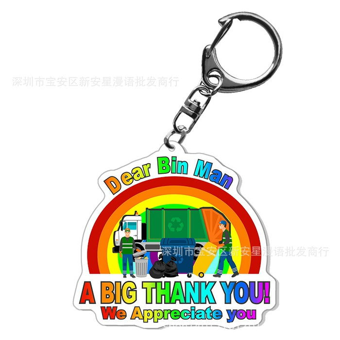 Jewelry WholesaleWholesale Pride Day LGBT Acrylic Keychain MOQ≥2 JDC-KC-XMY001 Keychains 星漫语 %variant_option1% %variant_option2% %variant_option3%  Factory Price JoyasDeChina Joyas De China